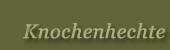 Wort Knochenhechte als Grafik
